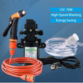 Car Wash 12V Car Washer Gun Pump High Pressure Cleaner Car Care Portable Washing Machine Electric Cleaning Auto Device 2023
