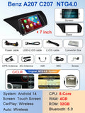 STWEI  New Factory Price 7inch Android 14 Car Multimedia Players For Mercedes Benz E Class W207 A207 GPS Navigation CarPlay AUTO