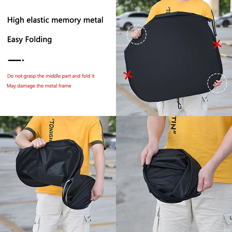 Car Folding Windshield Sunshade Cover Sun Window Protector For Audi A4 B5 B6 B7 B8 B9 A3 8P 8V 8L A5 A6 C6 C5 C7 4F A1 A7 A8