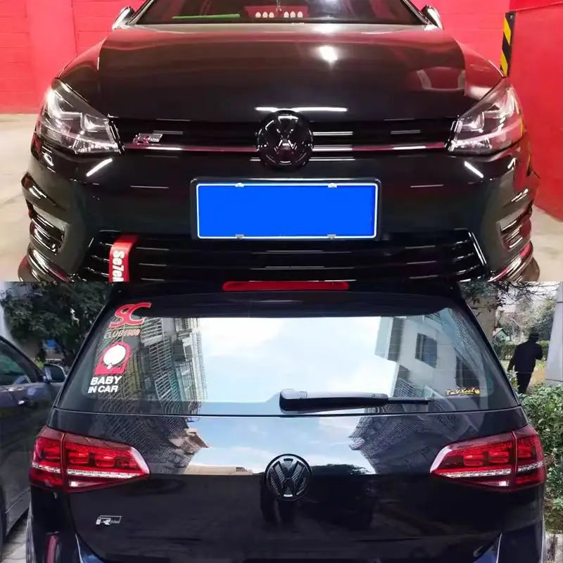 Volkswagen Car Logo Front Grille Rear Trunk Decoration Sticker For VW GTI Golf MK6 MK7 Polo Passat CC Tiguan T-ROC Jetta Arteon