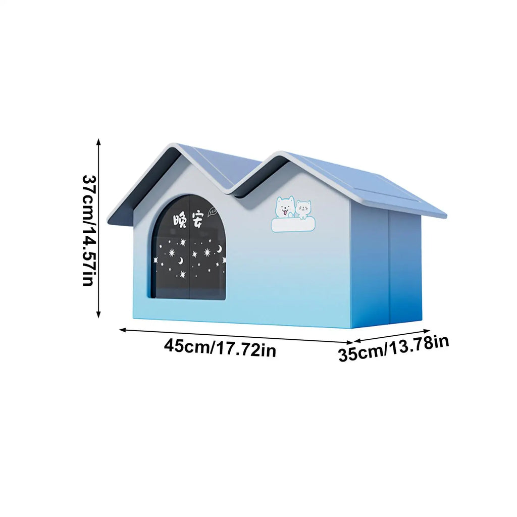 Pet Cooling Ice House Air Conditioning Bed Summer Cooling Tool Cat Dog Nest Four Season for Small Middle Pet Ice House
