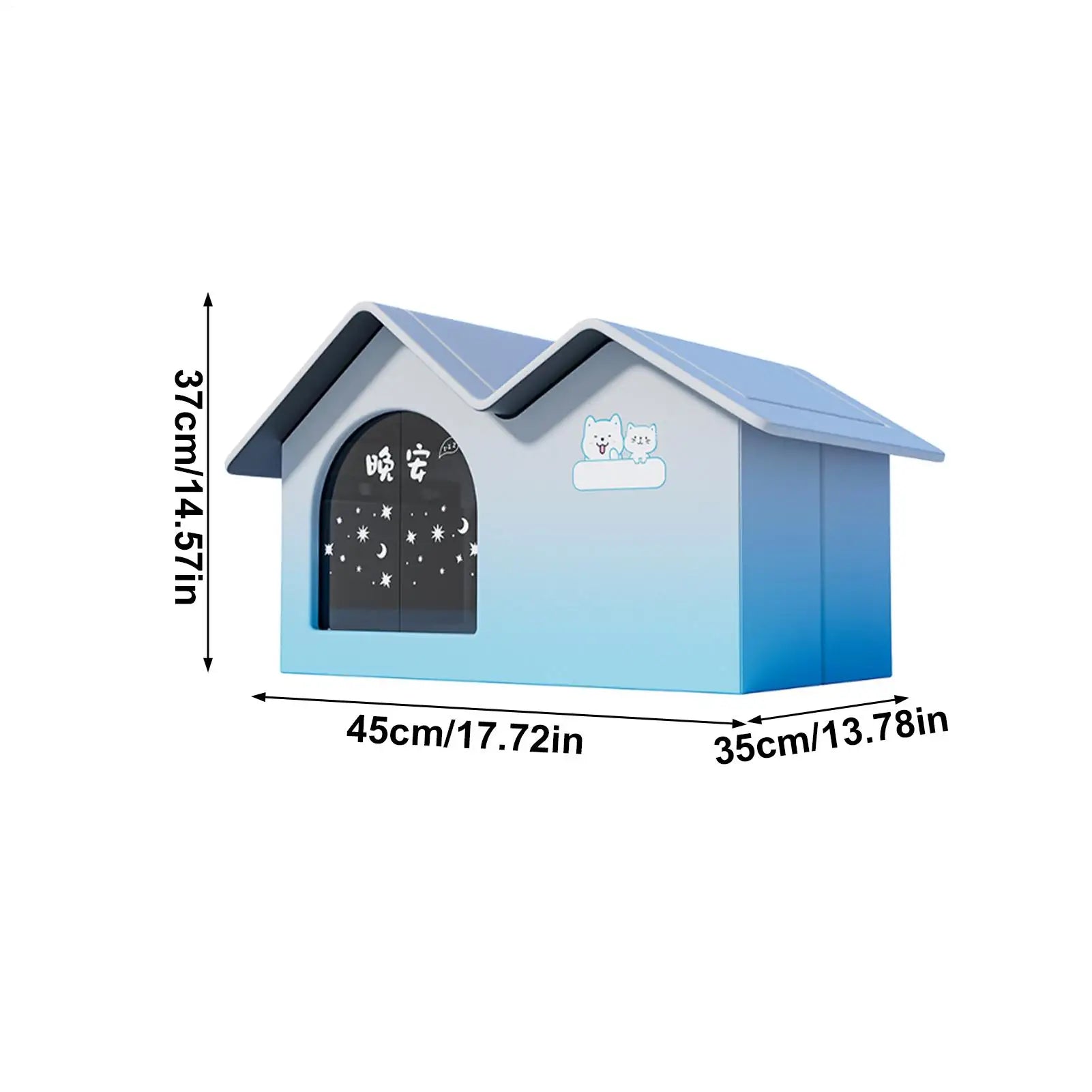 Pet Cooling Ice House Air Conditioning Bed Summer Cooling Tool Cat Dog Nest Four Season for Small Middle Pet Ice House