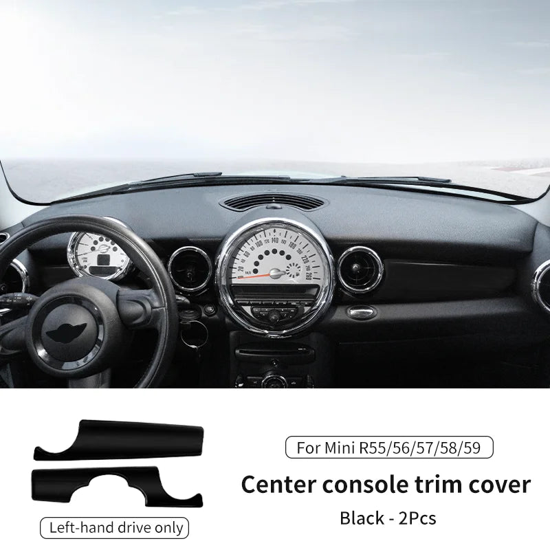 Car Dashboard Decal Leather Sticker For Mini Cooper R56 R55 R54 R57 R58 R59 Car Accessories Styling Only Left handdrive