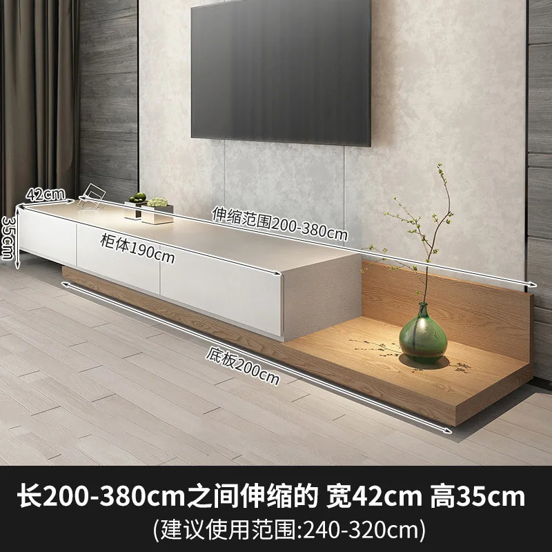 Meuble TV scandinave unique, armoire moderne minimaliste, support TV bohème simple, meuble TV peu encombrant, meuble de salon