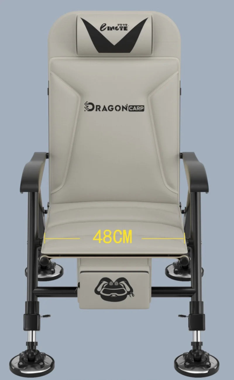 All Terrain European Fishing Chair Multi function Wild Diaotai Folding Portable Fishing Chair Can Be Reclining Fishing Chair