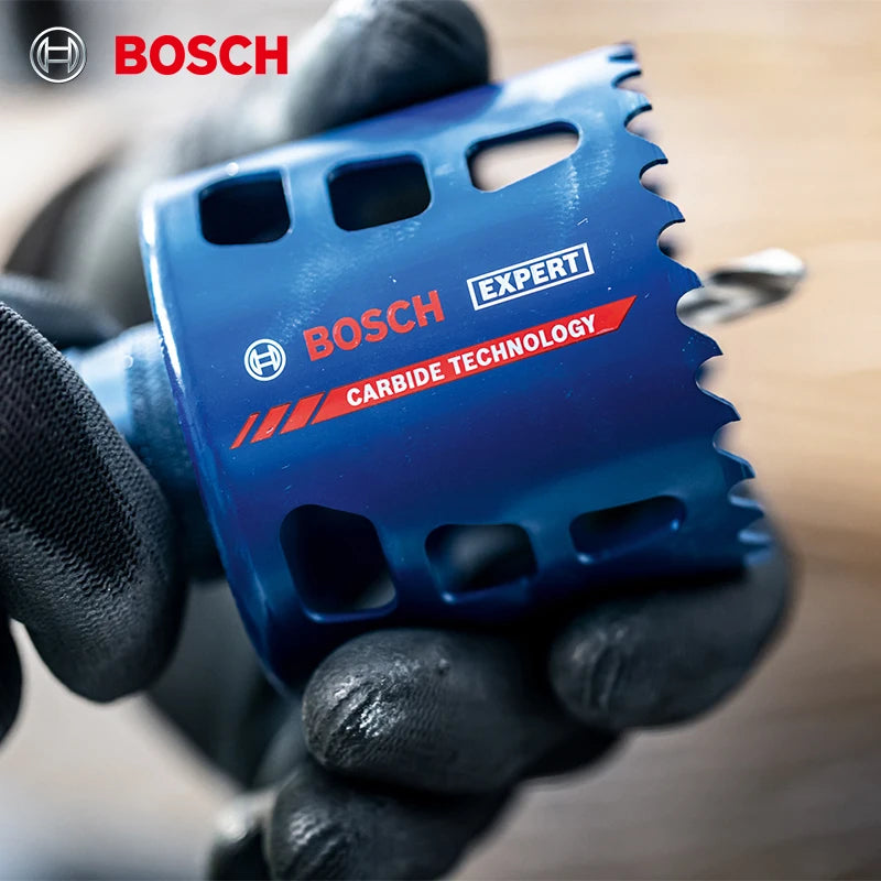Bosch 1x Scie cloche Expert Professional pour matériaux durs, kit de démarrage pour bois et métal, diamètre 20mm-70mm