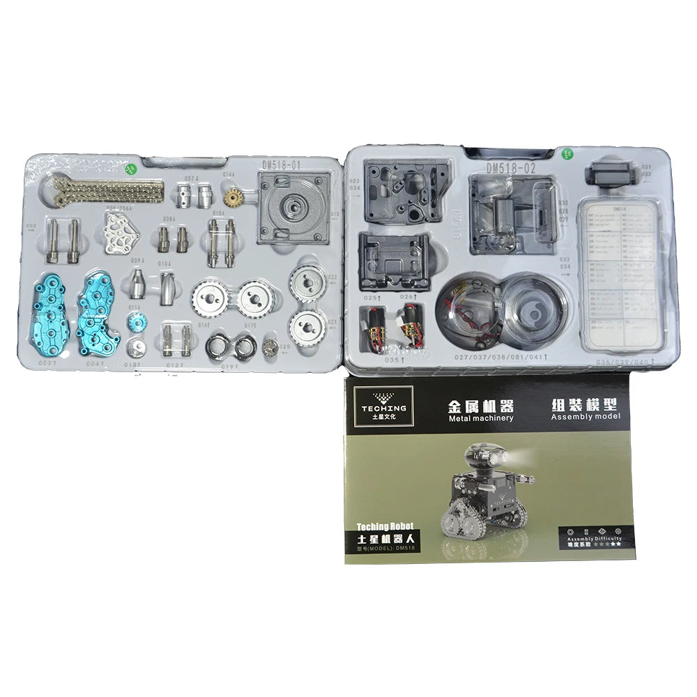 TECHING ROBOT Metal Assembling Model KIT Set APP CONTROL With Speaker Adults Children's Toys Gifts
