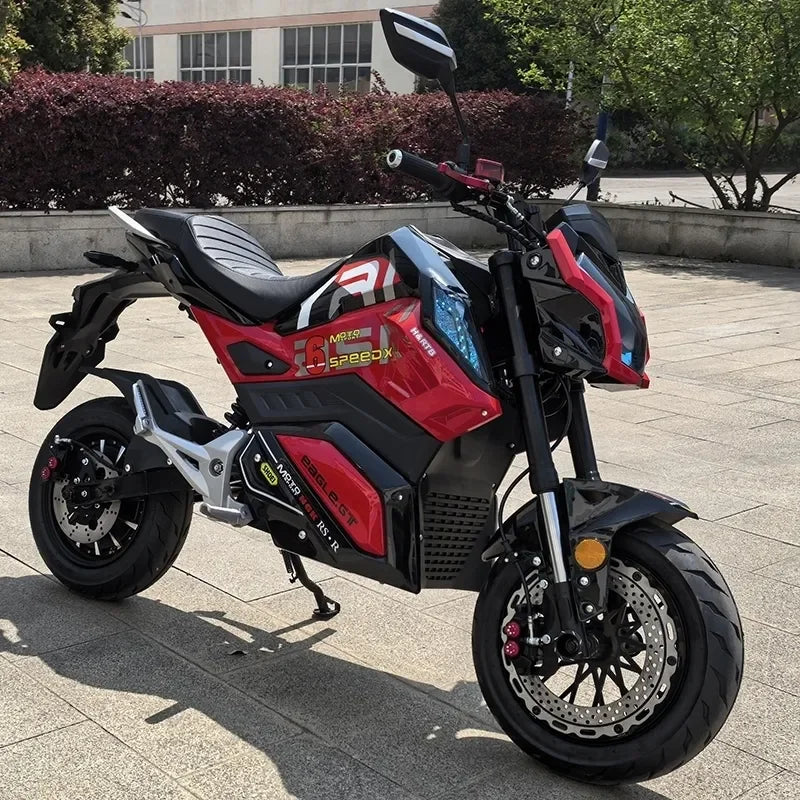 High Speed Adult Electric Motorcycle | 72V Electric Motorcycle & Off-Road Dirt Bike for Mountain Riding