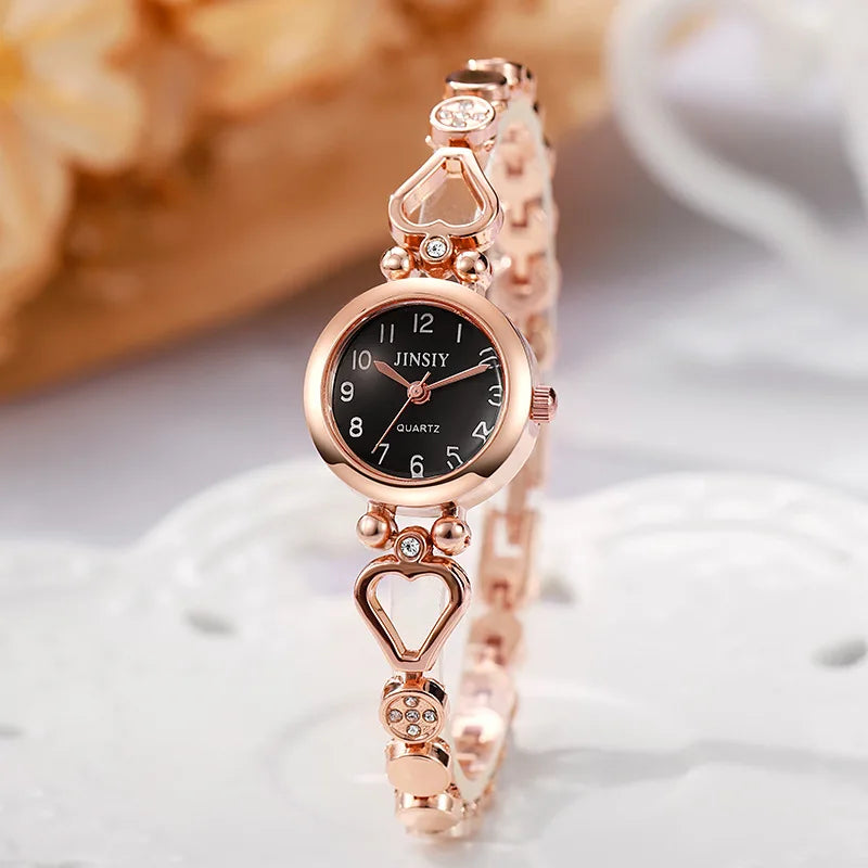Fashion Women Bracelet Watches Luxury Gift Watches for Women Simple Ladies Quartz Watch Relojes Para Mujer Gold Watch Wholesale