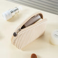 New 3PCS Makeup Bag Set for Women – Lightweight PU Leather Travel Cosmetic Organizer, Fashion Portable Vanity Pouch Kit