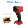 Brushless Electric Screwdriver Cordless Impact Driver Rechargeable Electric Driver Repair Power Tools For Milwaukee 18V Battery
