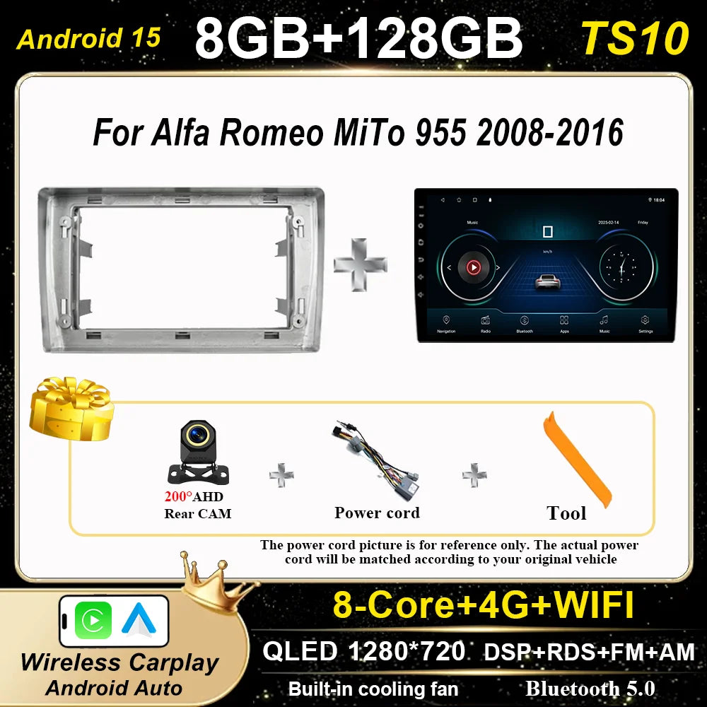 Android 15" Car Radio for Alfa Romeo