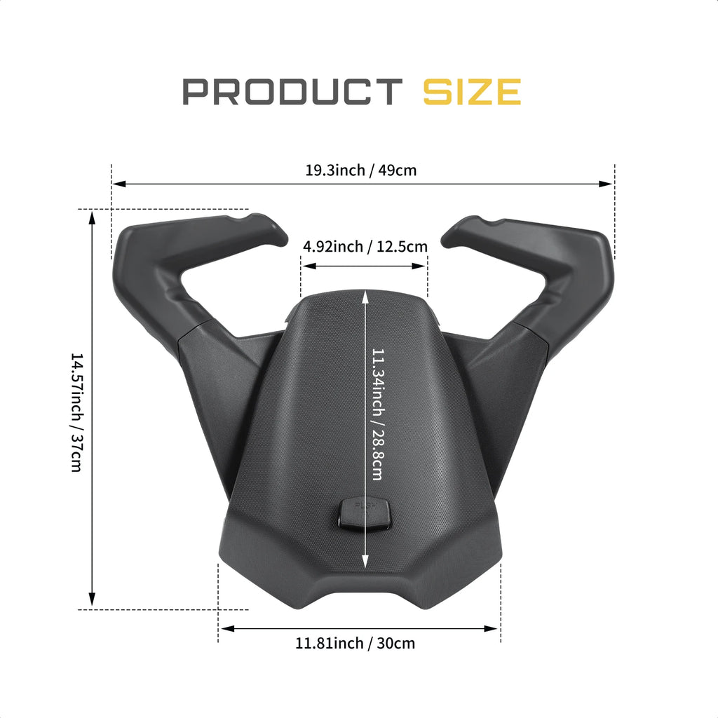 Ryker 900 rear passenger seat, Goldfire 2-Up Ryker rear passenger seat suitable for all Can AM Ryker models Replace 219400842