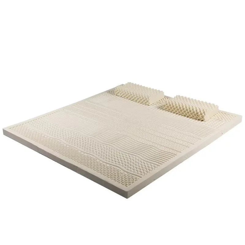 UVR Natural Latex Mattress 100% Latex Student Single Dormitory Mattress Bedroom Hotel Foldable Tatami Double Mattress Full Size