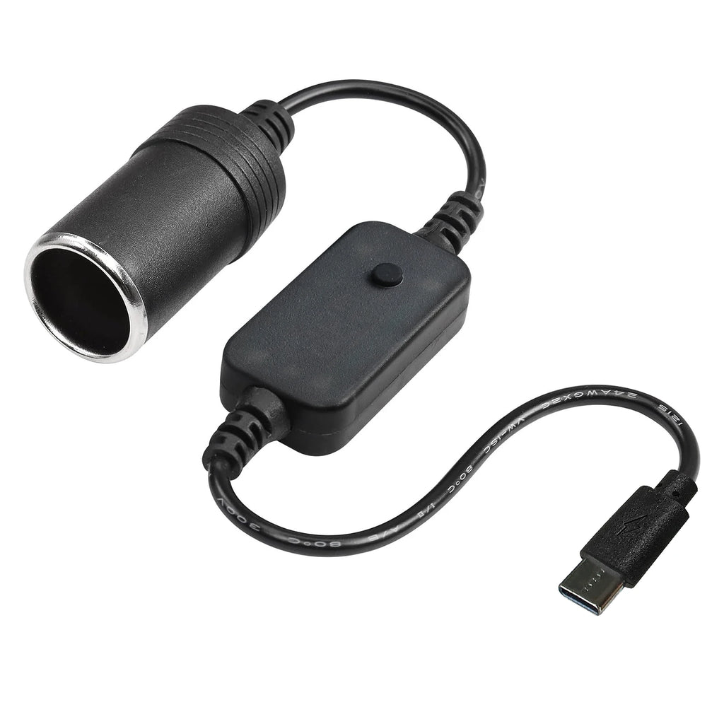 1pc 5V 2A USB To 12V Cigarette Lighter Socket USB Male to Female Cigarette Lighter Adapter Converter Car Electronics Accessories