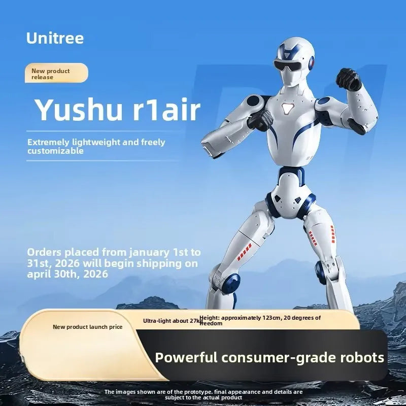 R1 Air Embodied Intelligence Humanoid Robot AI Voice Interaction Customized Modification Family Commercial Use Entertainment