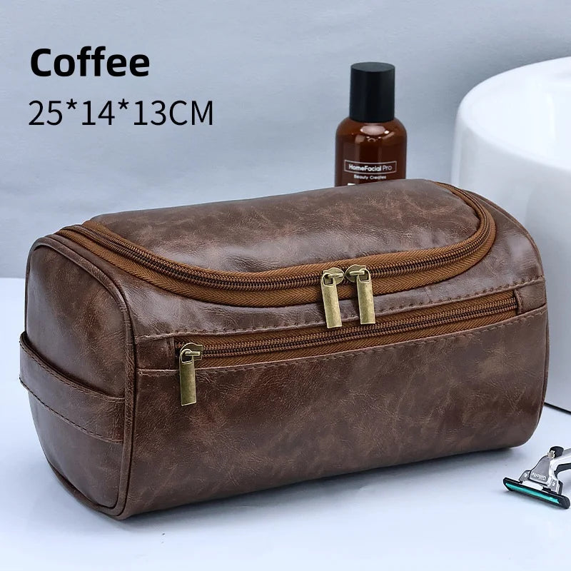 Portable Toiletry Washbag with Hanging Hook Waterproof Women Bathroom Cosmetic Storage Bag Large Capacity Travel Men Makeup Case