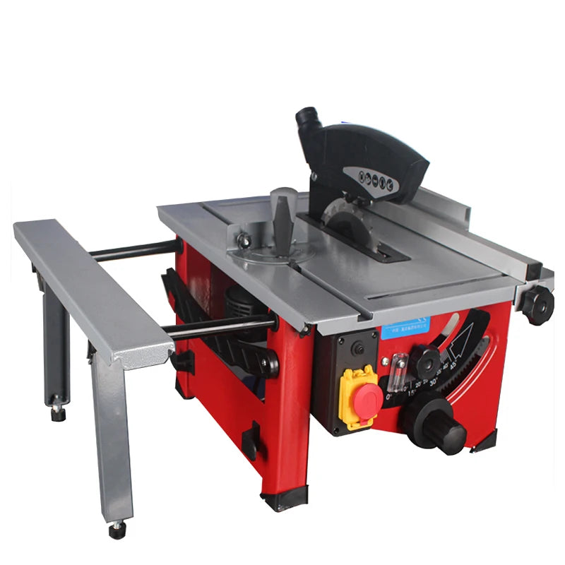 Sliding Woodworking Table Saw 210mm Wooden DIY Electric Saw, Circular Angle Adjusting Skew Recogniton Saw