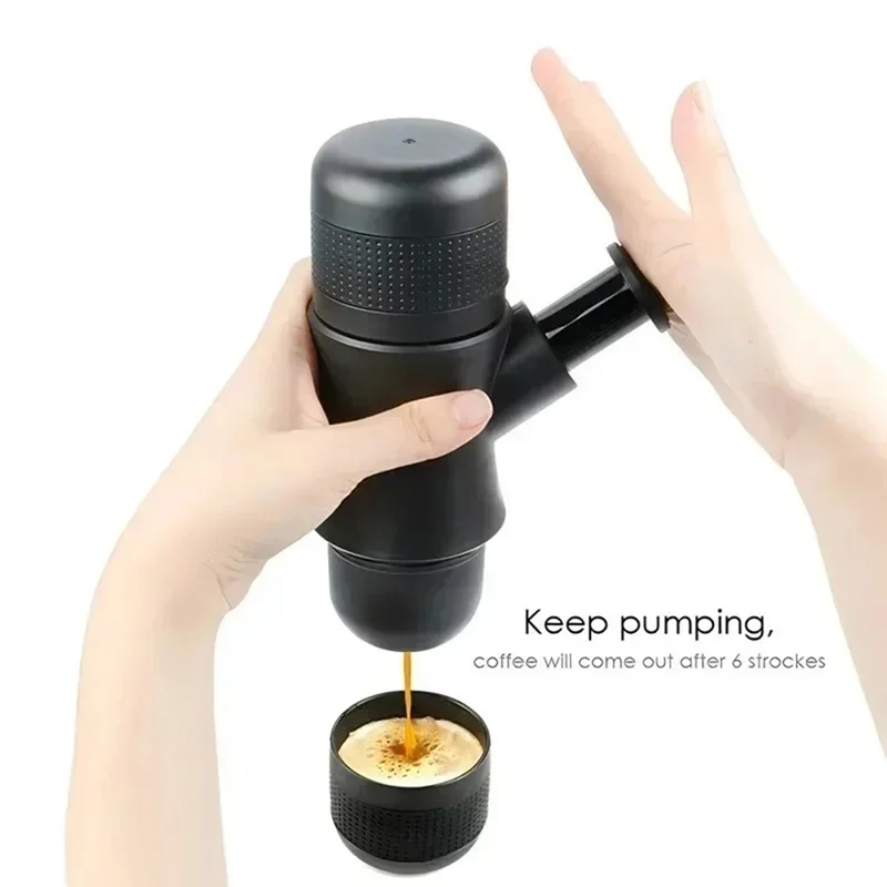Mini Coffee Maker Fresh Portable Hand Pressure Handheld Espresso Machine  For Office/Home Outdoor Travel Applications