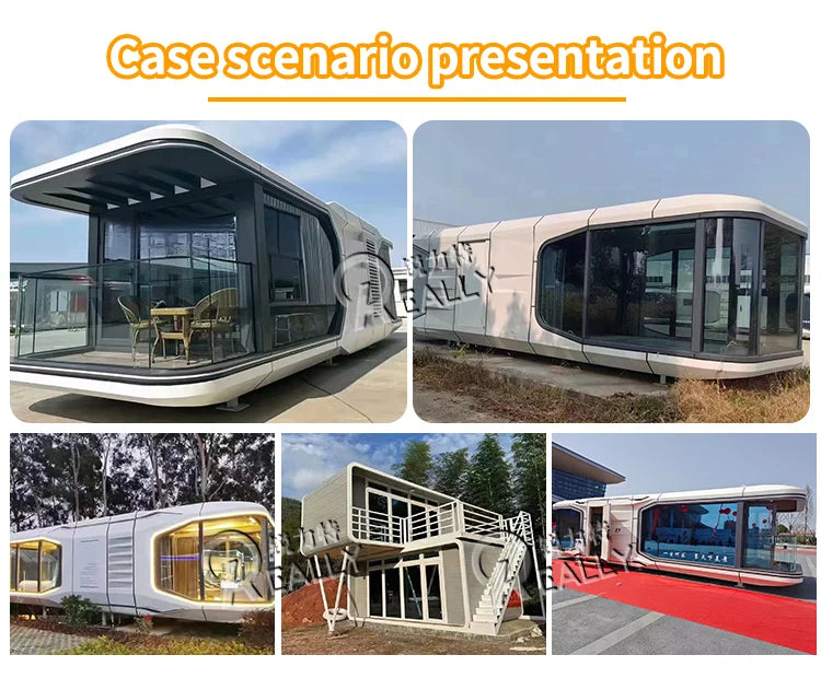 Innovative Space Capsule Living High Quality New Type Space Capsule House Luxury Mobile House