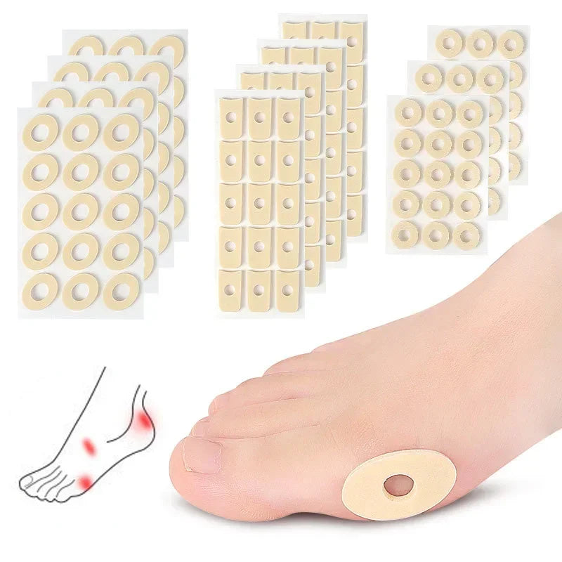 15/20PCS/Sheet Callus Cushions Shoes Heel Pad Foam Round Toe Foot Corn Bunion Protectors Pads Medical Plaster Foot Corn Removal