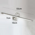 Miroir Design Rétro Applique Murale Intérieure Matériau Métal Abat-jour Acrylique Corps Plaqué Applique LED Décoration Hôtel Salle de Bain Lustres