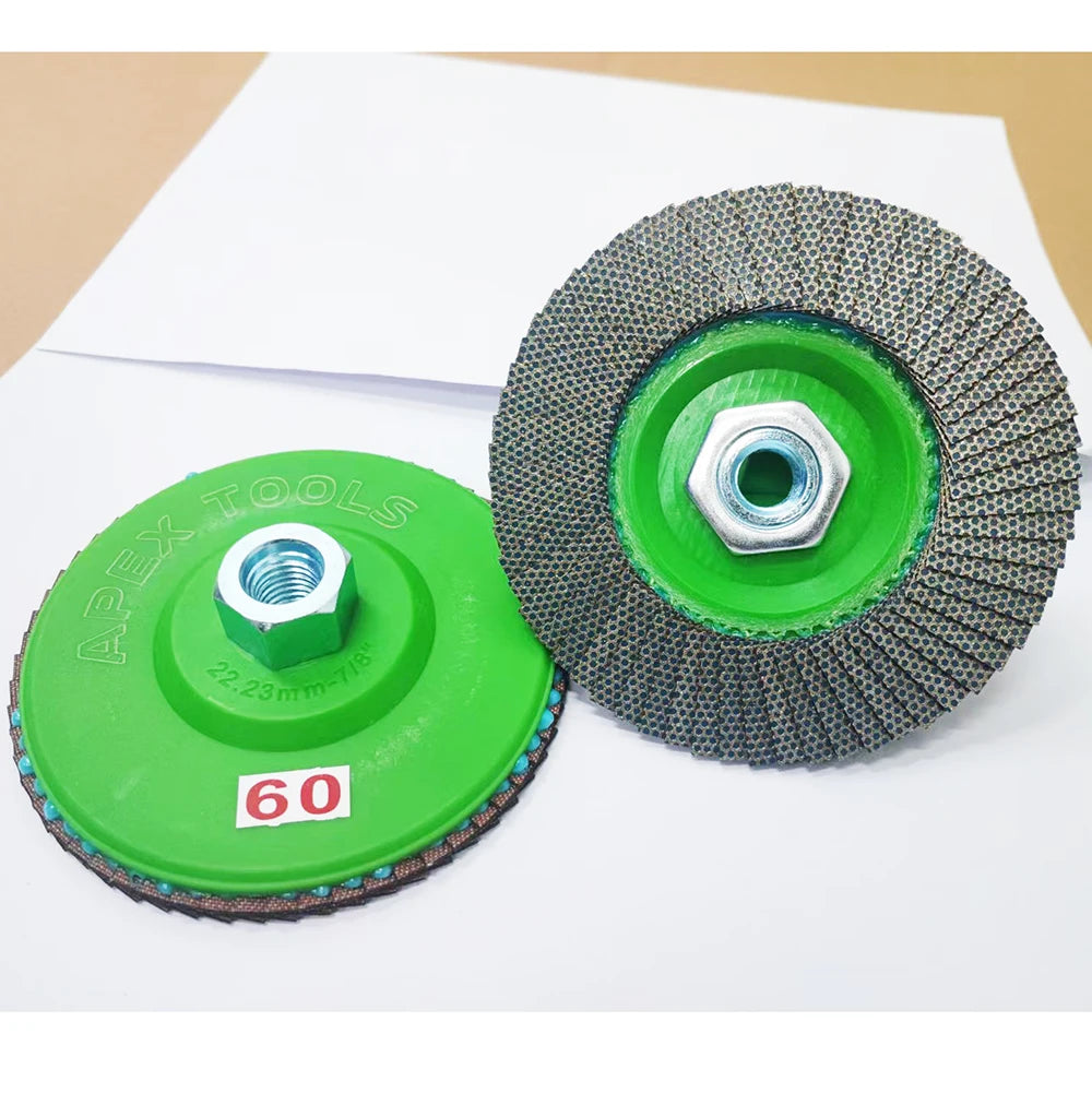 4.5"115mm Diamond Electroplated Louver Disc Grinding Wheel For Polishing Wheel Metal Rust Removal Stone Polishing Wood Polishing
