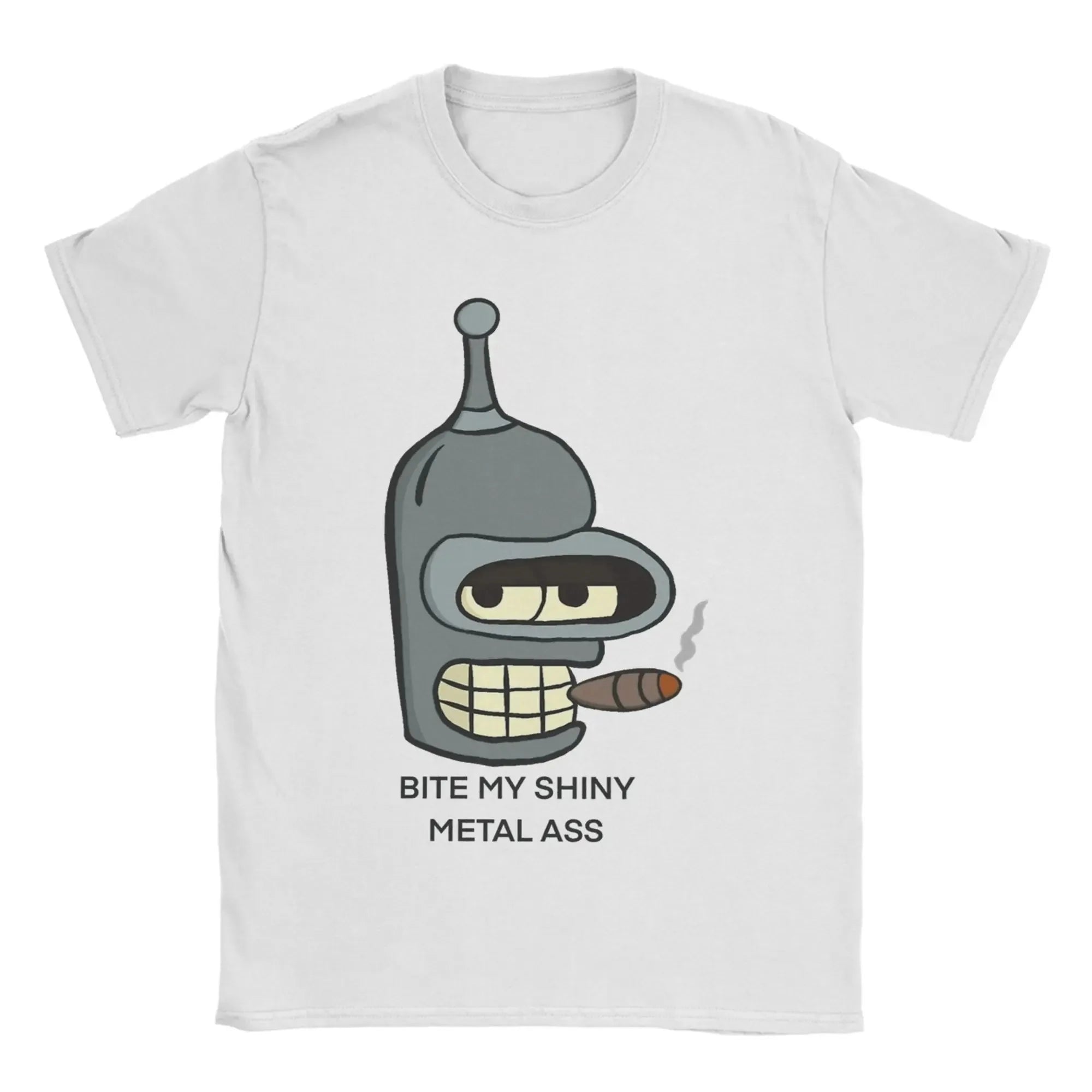 Hot Sale Futurama Bender Robot Peripherals Kill All Humans Funny Graphic Print T-shirt Men Women Cotton Oversized Summer New Tee