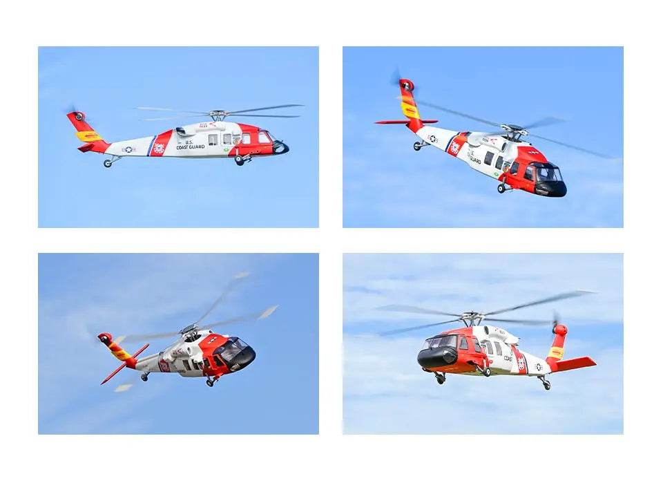 FLYWING MH-60T Jayhawk Scale Helicopter 470 Class LED Light ACE Controller MH60T rc Helicopter MH60 helicopter with GPS ATT mode