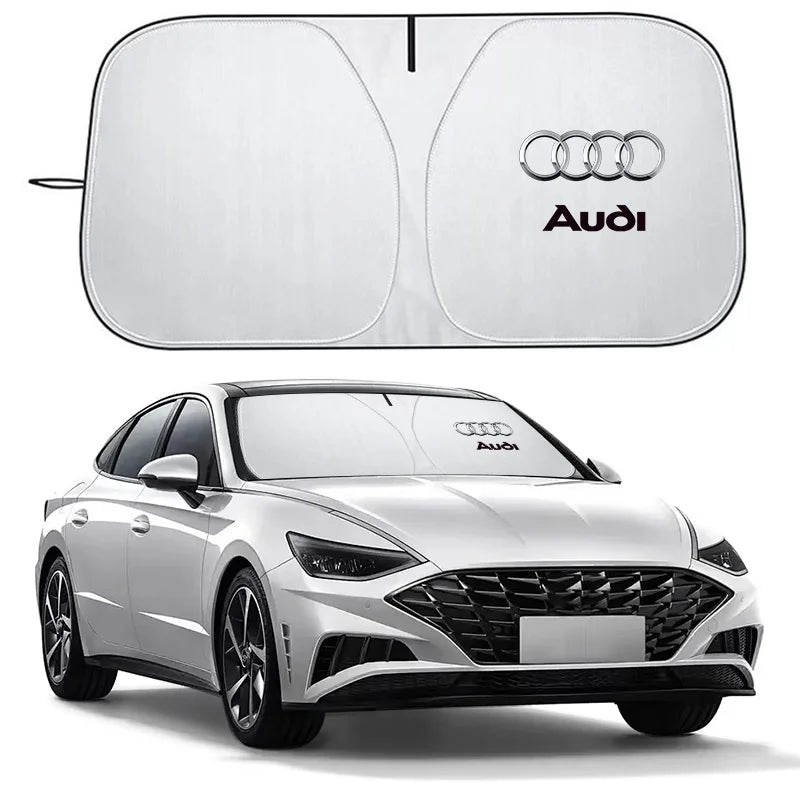 Car Windshield Sun Shade Visor UV Protection Shield For Audi Sline A1 A3 A4 A5 A6 A7 A8 B8 B9 B6 C6 Q2 Q3 Q5 Q7 Q8 TT S3 S4 S7