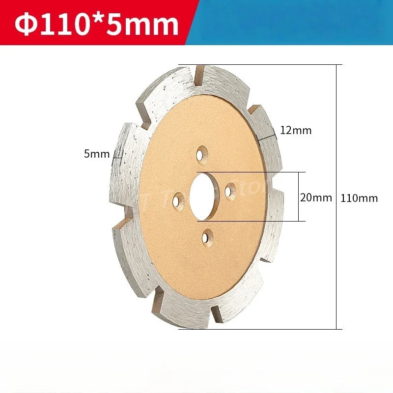 3-15MM Thickeness Diamond Saw Blade 90/110/150/180/200/230MM Carving Blade Stone Wall Slot Concrete Tile Metal Cutting Blade