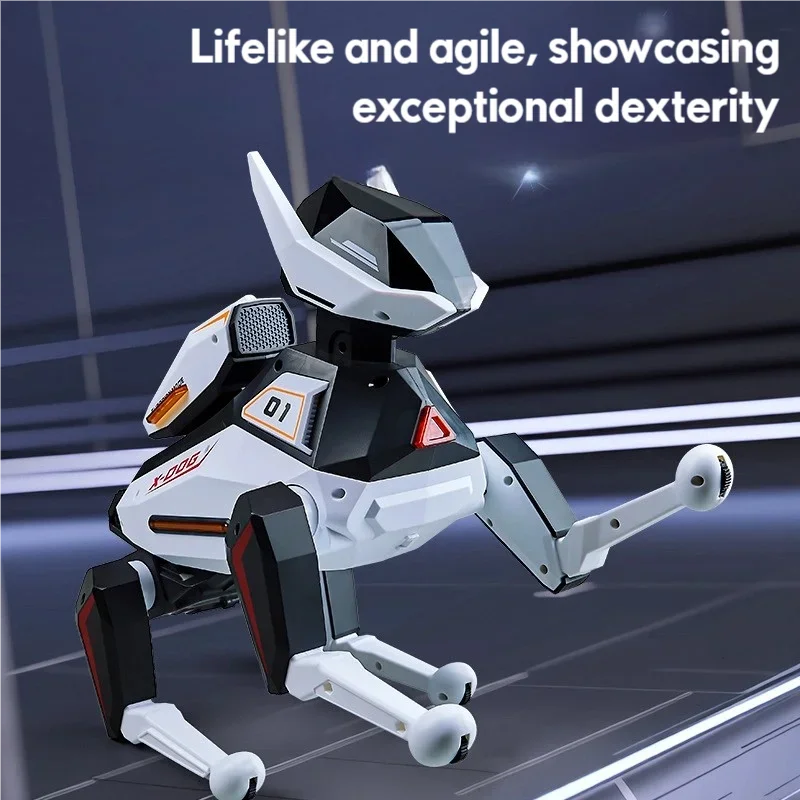 AI Simulation Robot Dog Intelligent Machine Dog Voice Command APP Control Programming Interactive Performs Acrobatics Robot Dog
