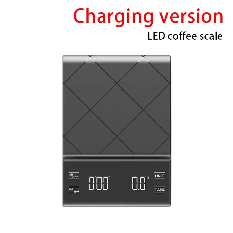 Balance de cuisine à chargement USB avec minuteur, balance numérique LED oz/lb/g, balance électronique domestique pour aliments