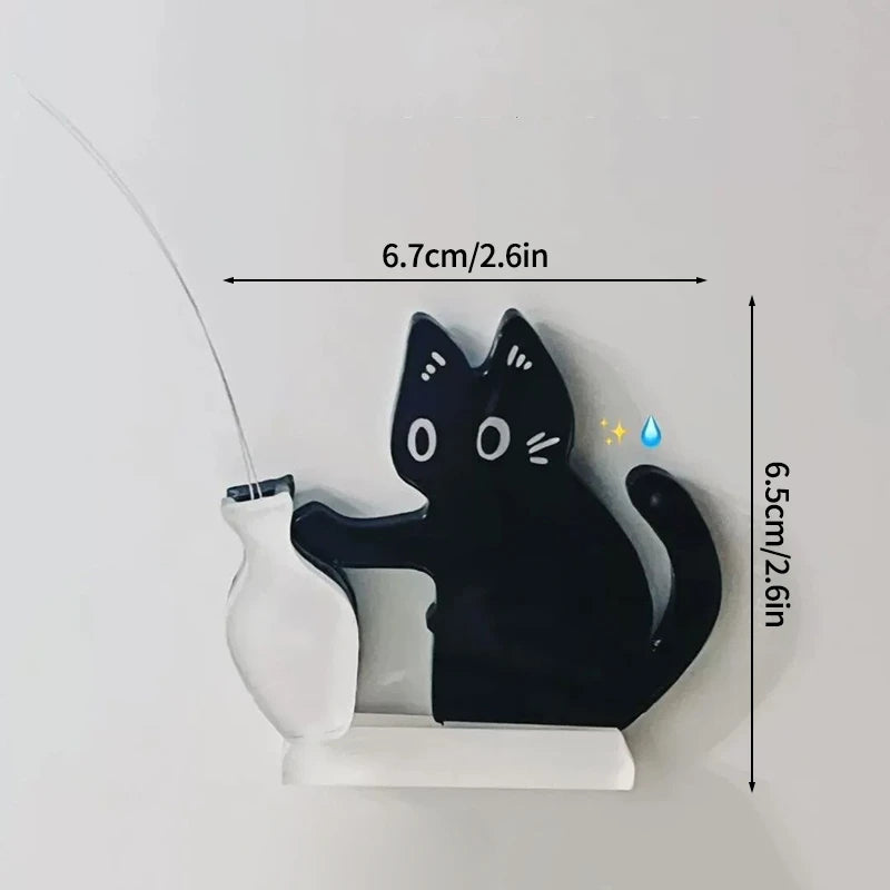 Cat Accessories Cat Whiskers Collector Cats Hair Storage Box Cute Cats Refrigerator Magnet Accessories for Cats