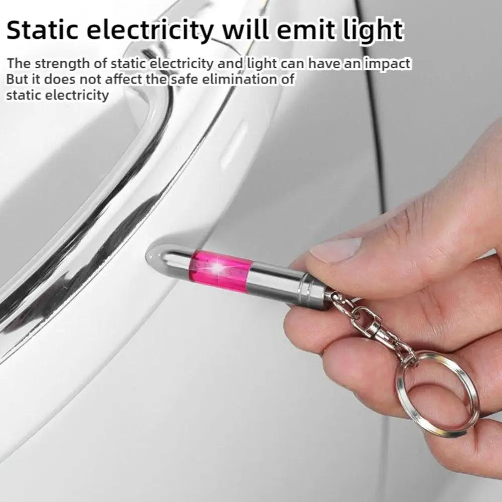 Human Body Static Eliminator Portable Anti-Static Keychain Static Electricity Remover Discharge Key Chain For Human Body
