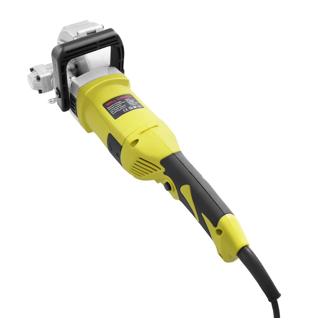 4000W Electric Wall Slotting Machine Circular Saw Concrete Cutter Brick Slot Cutter Groove Cutting Wall Chaser 4.76 IN 220V