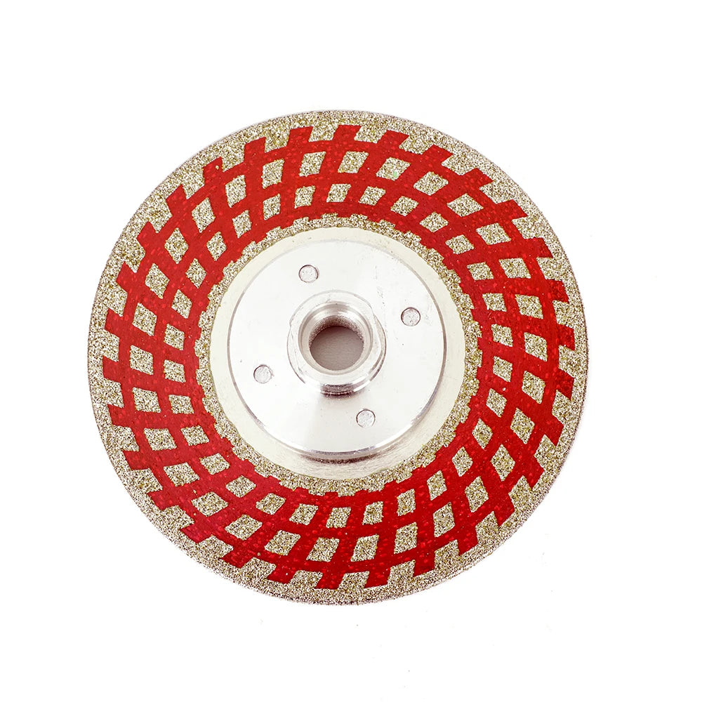 5"125mm M14 Flange Electroplated Diamond Cutting Disc Stone Concrete Floor Tile Grinding Pad Polishing Block Abrasive Saw Blade