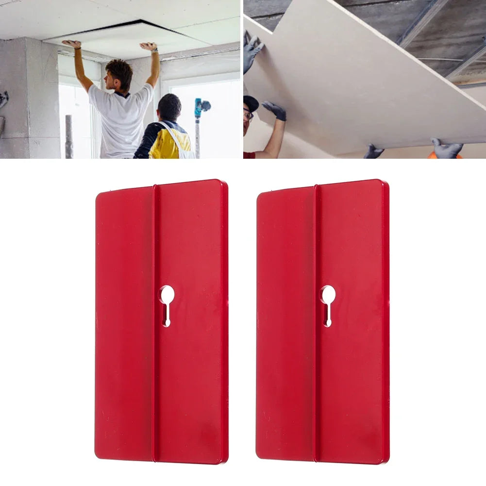 TINSOL 2/4pc Drywall Fitting Tool Plasterboard Fixing Tool Ceiling Positioning Plate Room Ceiling Sloped Wall Dec Carpenter Tool