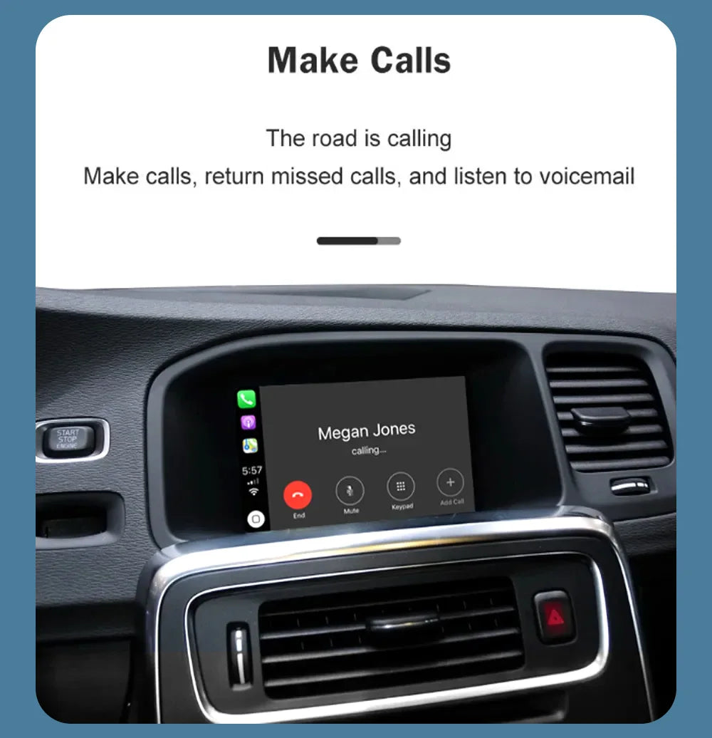 Wireless Carplay for Volvo XC60 S60 V40 V60  XC90 S90 Module Car Accessories Android Auto Airplay Mirror Link