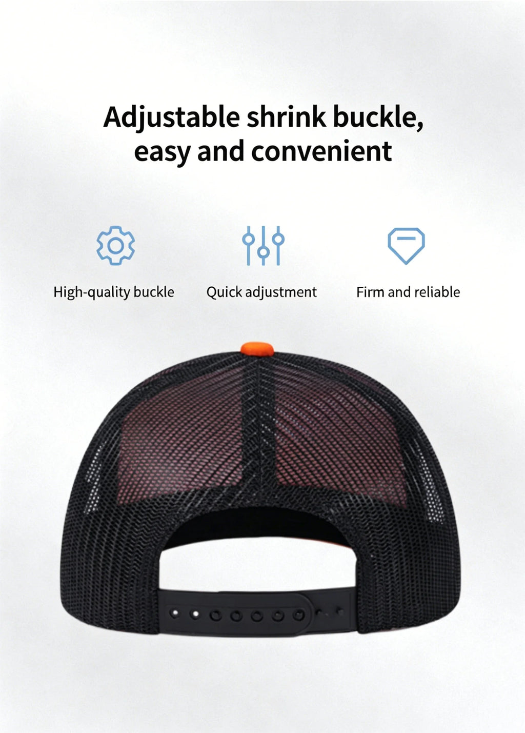 Unisex 8 Lines On The Brim Of The Hat Baseball Net Caps Spring and Summer Outdoor Adjustable Casual Hats Sunscreen Hat
