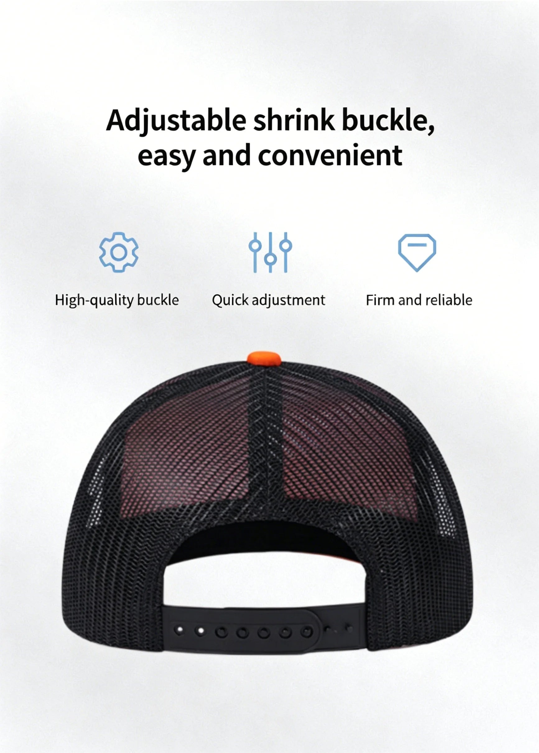 Unisex 8 Lines On The Brim Of The Hat Baseball Net Caps Spring and Summer Outdoor Adjustable Casual Hats Sunscreen Hat
