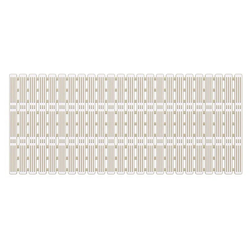 Shower Tub Anti Slip Textured Surface Shower Mat with Drain Hole and Large Suction Cups Quick Dry Bathroom Shower Stall Rug