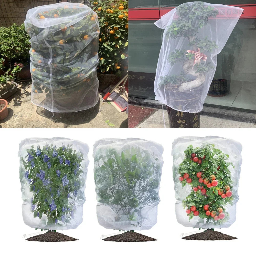New Plant Protection Bag Cover Netting Mesh for Fruit Vegetable Tree Strawberry Grapes Pest Control Anti-Bird Gardening Tools