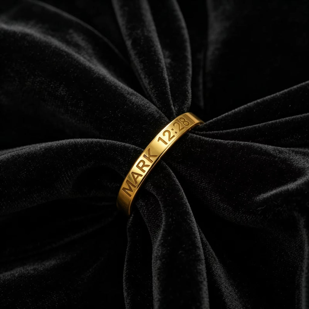 COOLTIME Personalized Custom Ring For Women Stainless Steel Gold Color Engrave Name Rings Anniversary Jewelry Gift Couple Mom