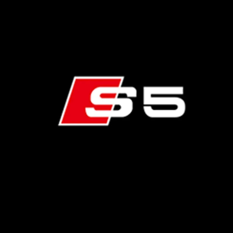 2Pcs Car Door Welcome Light Led HD Projector Lamp Courtesy Lights for Audi Sline S3 S4 S5 S6 S7 RSA3 A5 RS3 RS4 RS5 RS6 RS7 SQ5