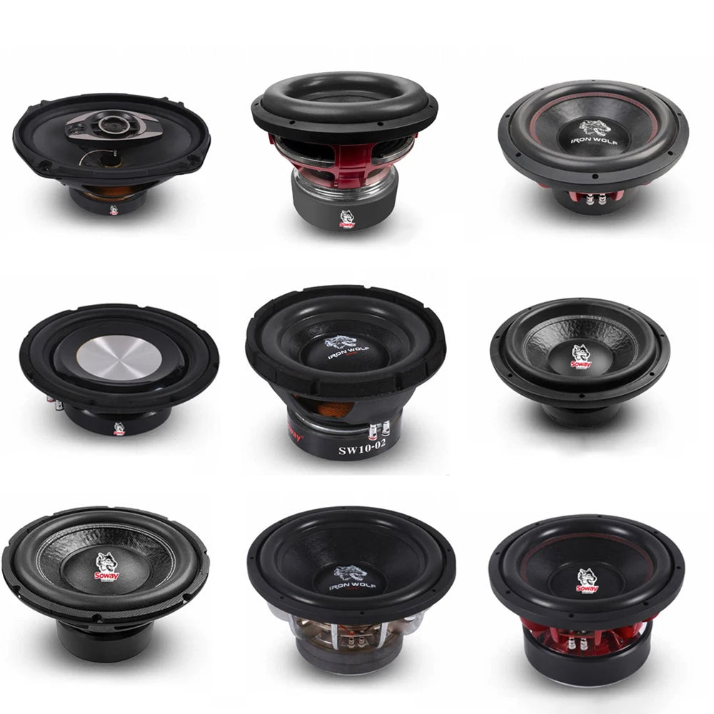 Subwoofer de voiture OEM 12/15 pouces 2000 W RMS avec bobine vocale de 3 pouces pour configuration de système audio modifié automobile