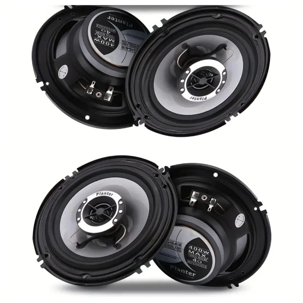 KELUNEGLO 6.5 Inch 400W Car Coaxial Speakers Stereo Car Door Hifi Full Range Speakers High-Quality Rubber Edges, Powerful Magnets, Truck Speakers Car Door Music Audio System Upgrade Universal Fits for Ford, for CHEVROLET, for