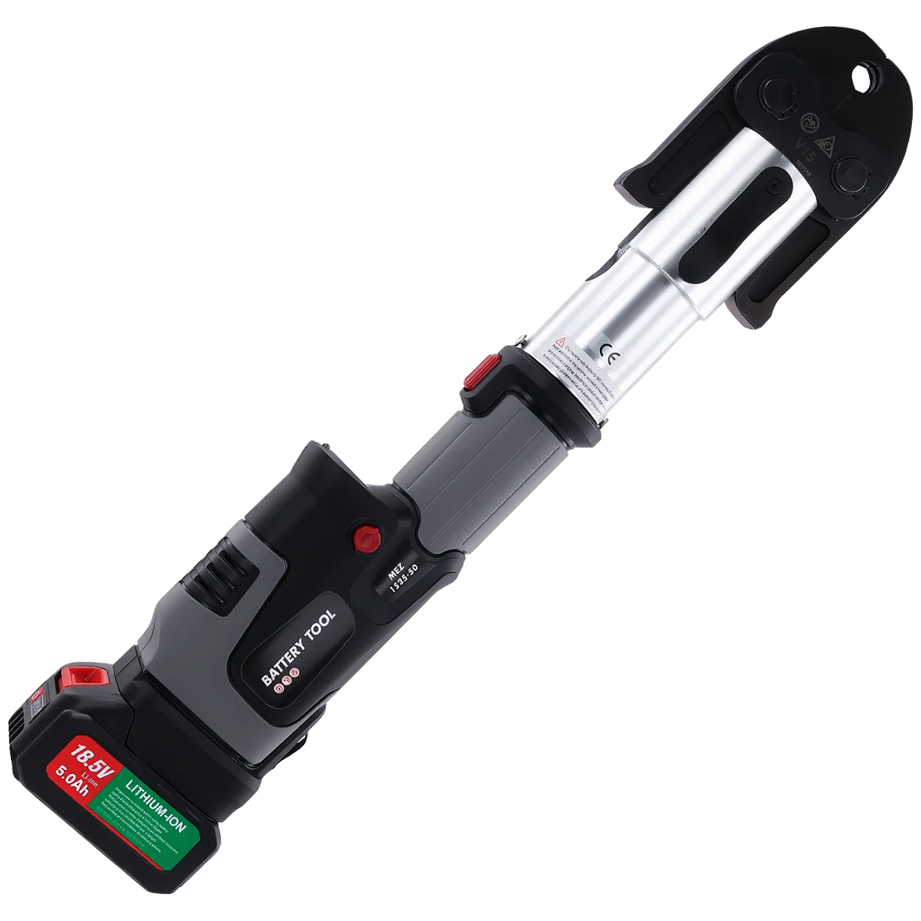 Podofo Electric Pipe Crimping Tool for TH16/20/25/26/32mm+V12/15/18/22/28mm+U16/20/25/32mm Battery Compression Tool with Jaws