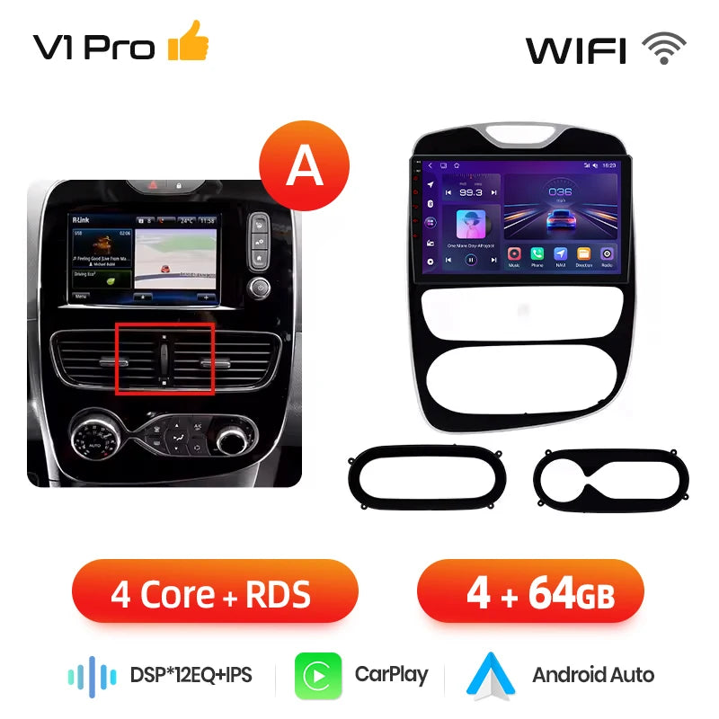 Junsun Wireless CarPlay Car Radio Renault