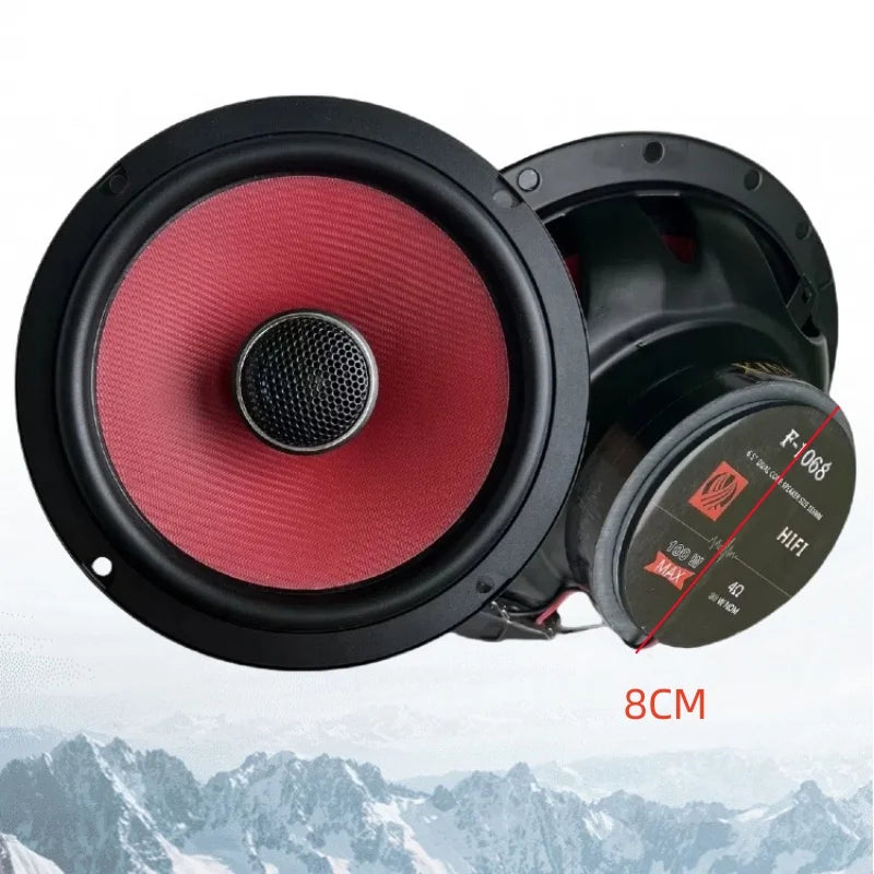 1 Pair of High Quality 6. 5inch Car Coaxial Speakers with Excellent Audio Performance and Full Frequency Response